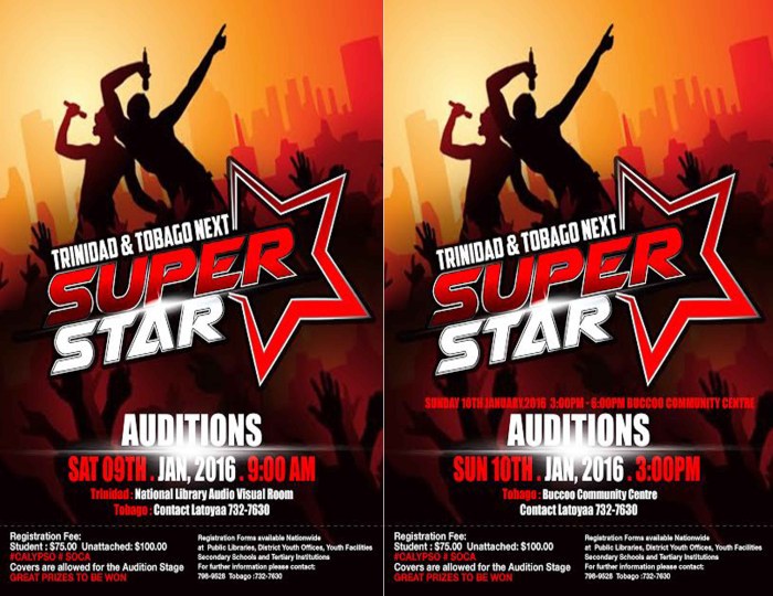 Trinidad and Tobago Next Soca Star, Auditions in Trinidad and Tobago, Singing