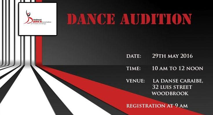Dance Audition for the National Dance Association of Trinidad and Tobago