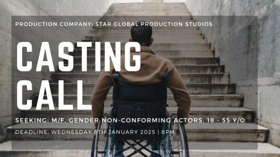Ad Casting | Seeking Talent for Inspirational Wheelchair Role [Closed ...