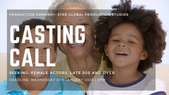 Ad Casting | Seeking Female Actor for Grandmother Role [Closed ...